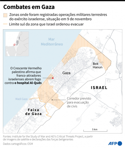 combates em gaza