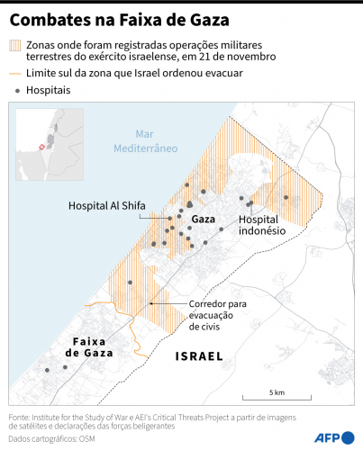 combates em gaza