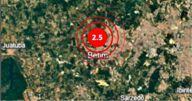 Tremor de terra com magnitude de 2,5 é registrado em Betim, MG