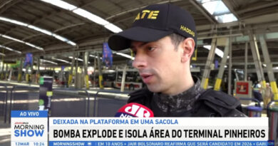 Tenente do Gate diz que responsáveis por explosão no Terminal Pinheiros estavam com máscaras e capuzes