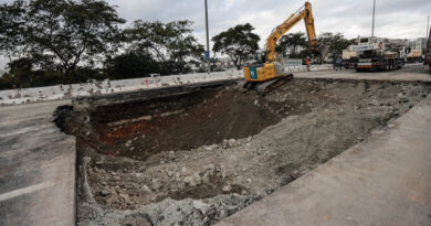 Sabesp conclui alça de acesso na Marginal Tietê para aliviar trânsito durante obras em cratera