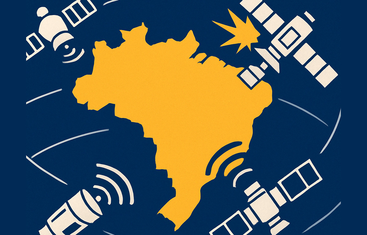 Satélites não-geo interferência