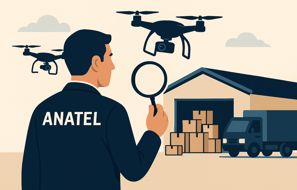 Anatel fiscaliza drones irregulares