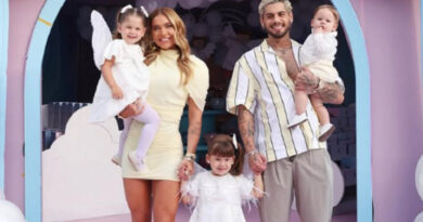 Festa de Maria Alice, filha de Virginia e Zé Felipe, tem bolo de 2,5 metros