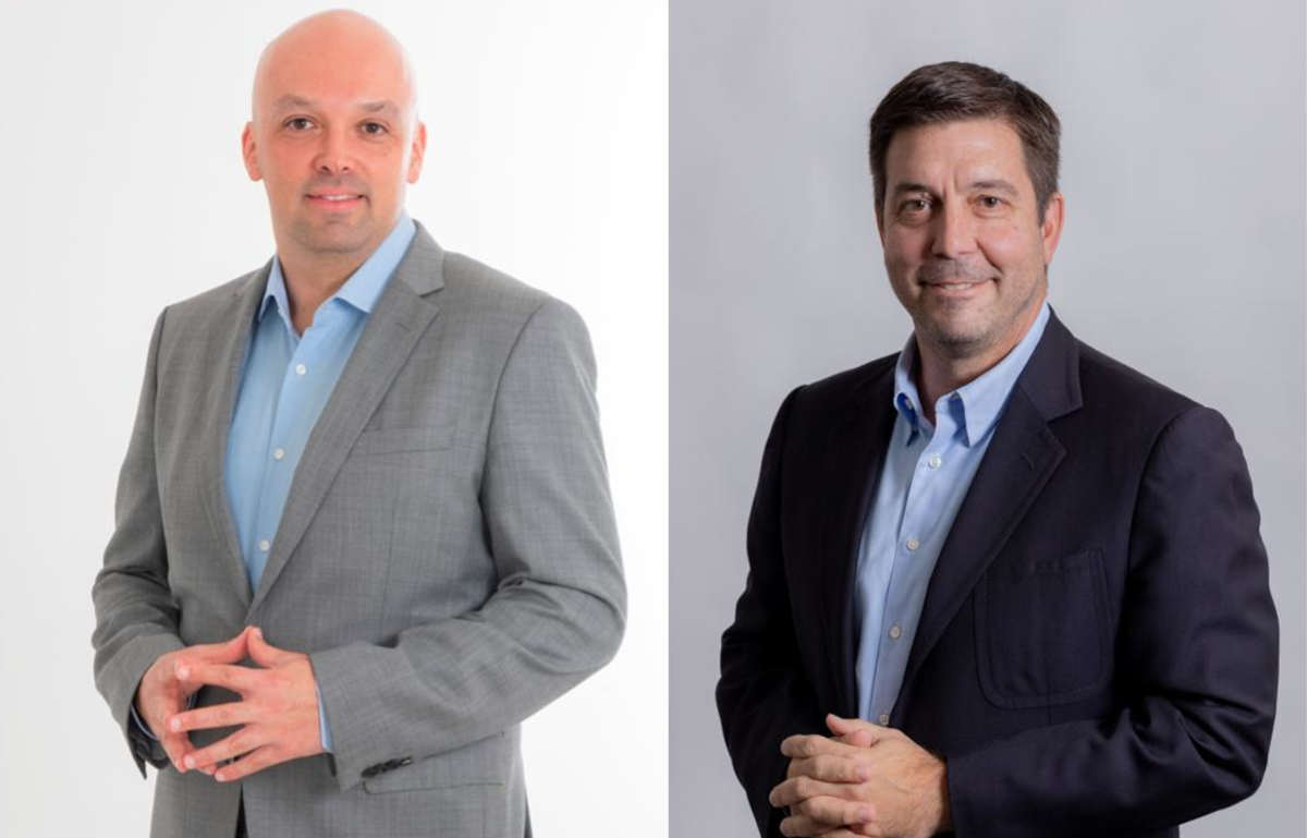 Santiago Londoño, CEO da unidade de negócios de Conectividade na Cirion e Nelson Fonseca, CEO da unidade de Data Centers